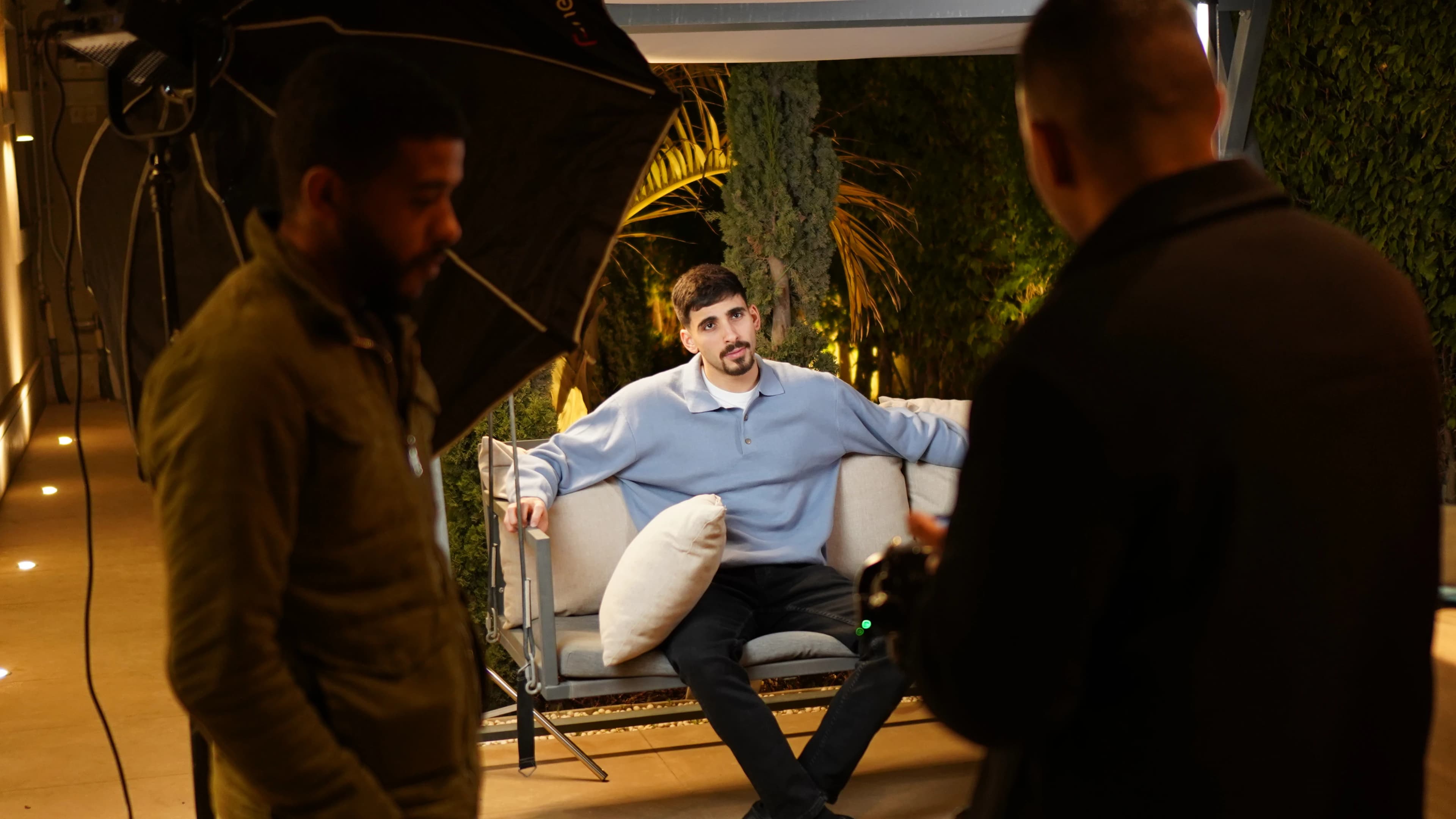 Show up on camera
